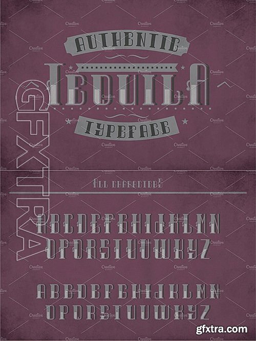 CM - Tequila Vintage Label Typeface 1873689