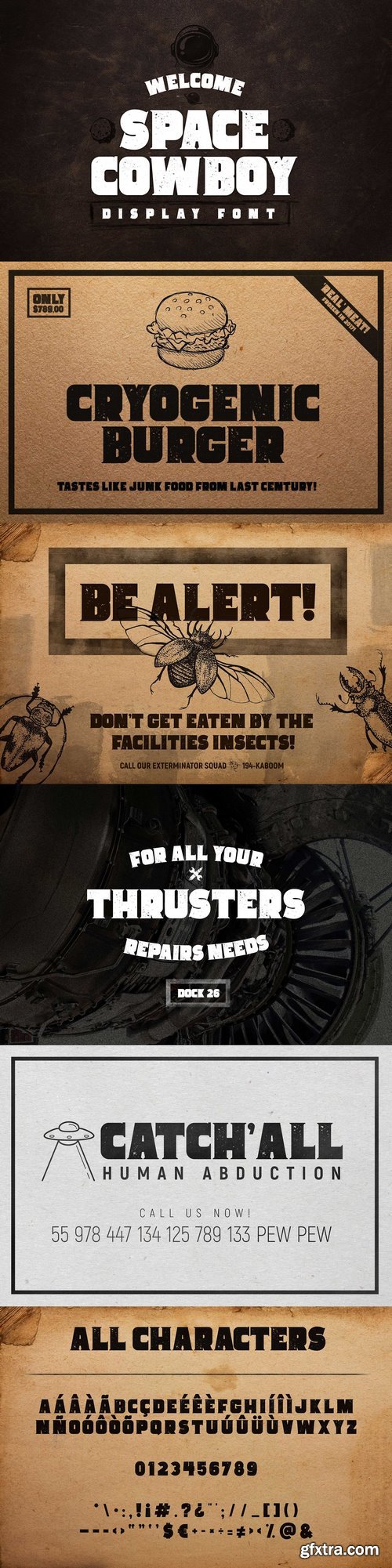 CM - Space Cowboy Serif Aged and Clean 1389907