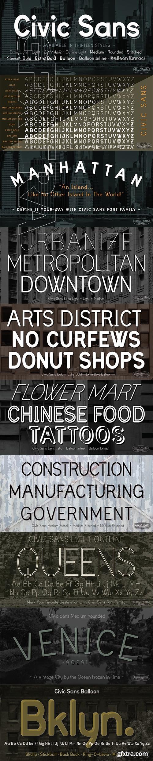 Civic Sans Font Family