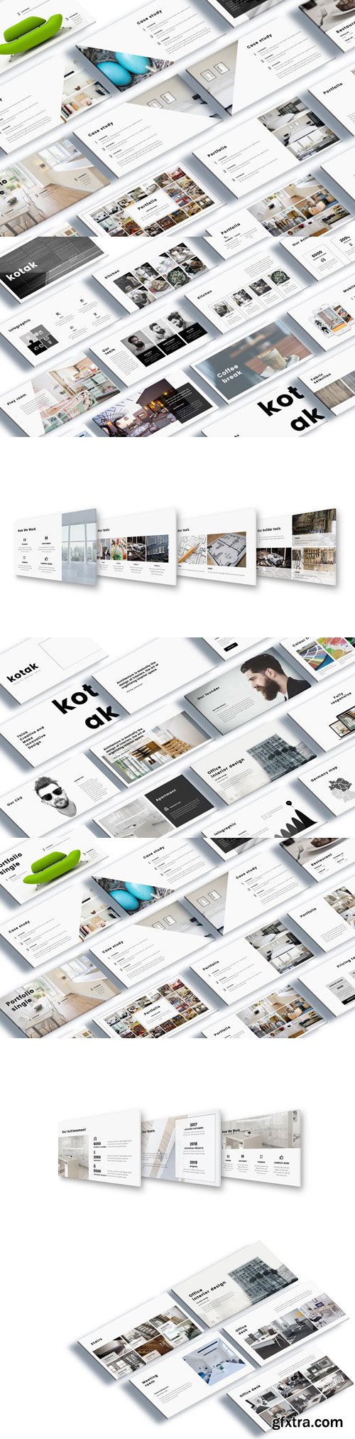 Kotak Interior Design Google Slide Template