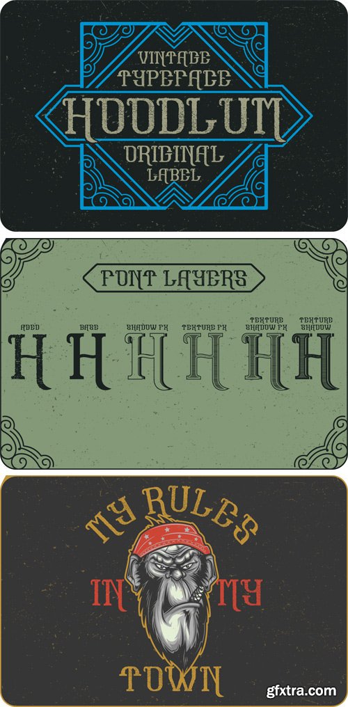 CM - Hoodlum Label Font 2039931