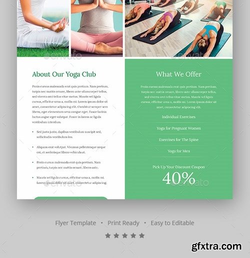 GraphicRiver - Flyer – Yoga 20969953