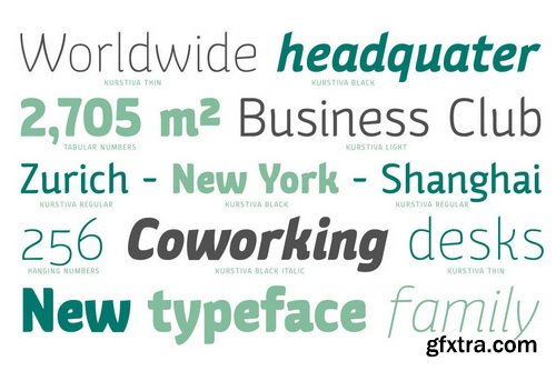 Kurstiva Font Family