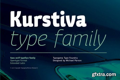 Kurstiva Font Family
