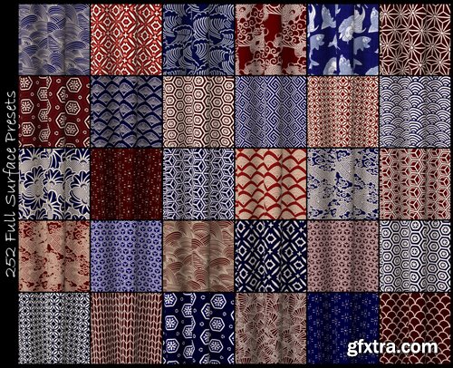 DG Iray Fabrics of Asia Shaders