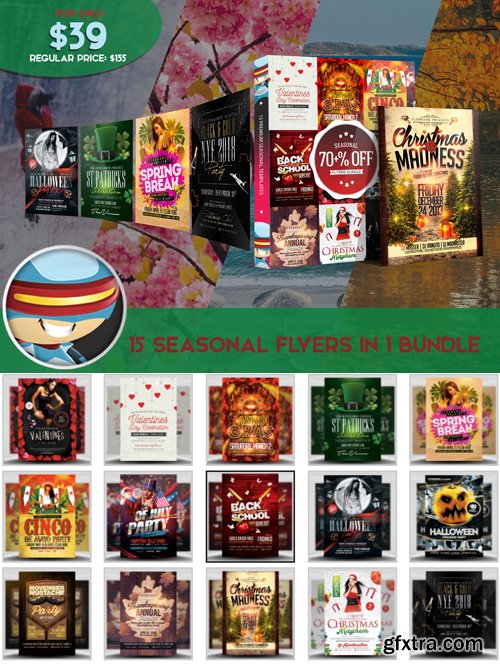 Black Friday Seasonal Flyer Bundle Black Friday Seasonal Flyer Bundle