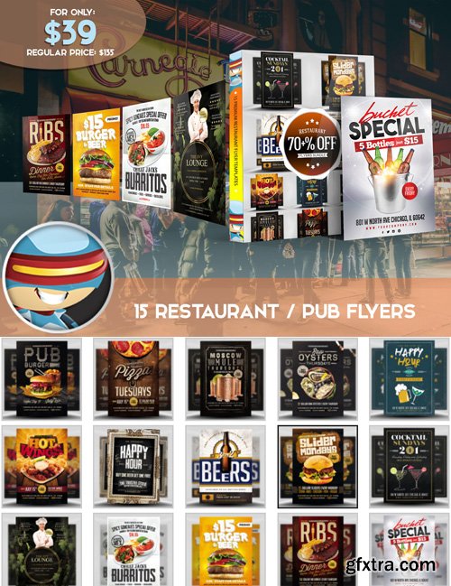 Black Friday Restaurant/Pub Flyer Bundle Black Friday Restaurant/Pub Flyer Bundle