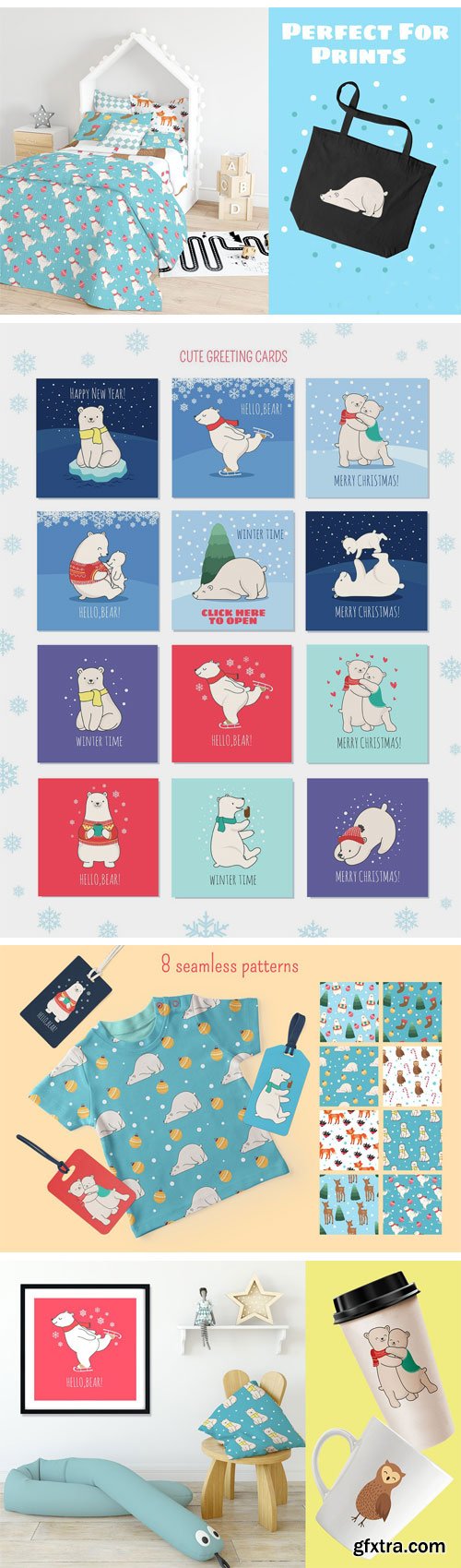 CM - Hello Polar Bear! - Clipart Set 2011382