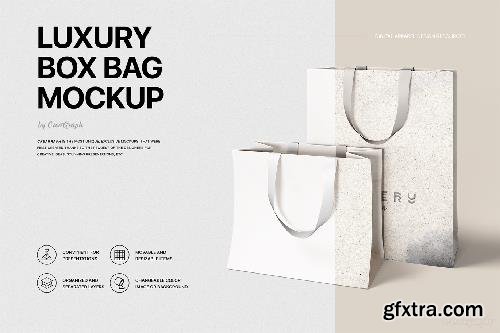 Luxury Box Bag Mockup Luxury Box Bag Mockup