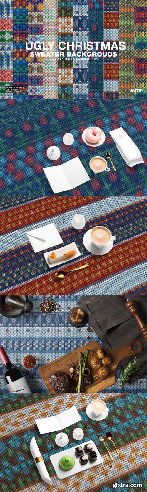Ugly Christmas Sweater Backgrounds