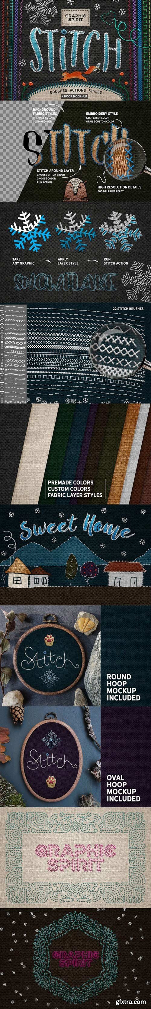 CM - Ps STITCH: Brushes, Actions, Styles 2029458