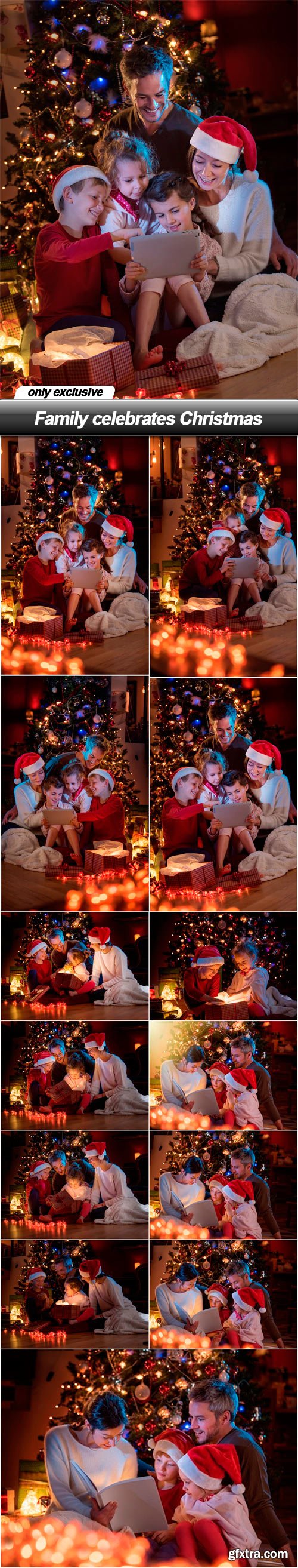 Family celebrates Christmas - 13 UHQ JPEG