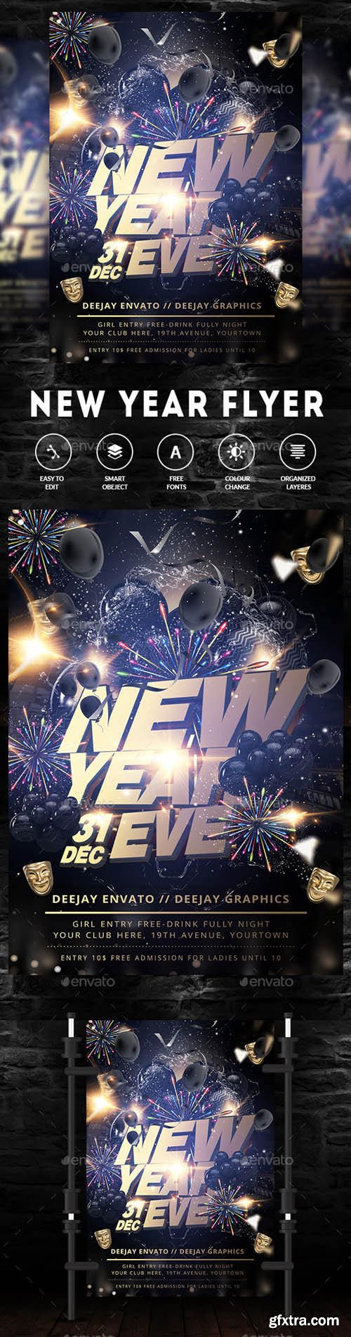 GR - New Year Party Flyer 21023864 GR - New Year Party Flyer 21023864