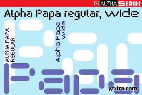 CreativeMarket Alpha Series Font Collection 2075897