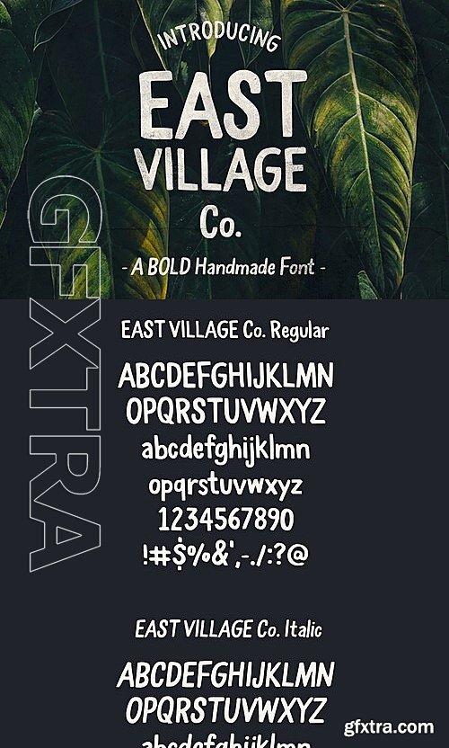 CM - East Village Bold Handwritten Font 2074751