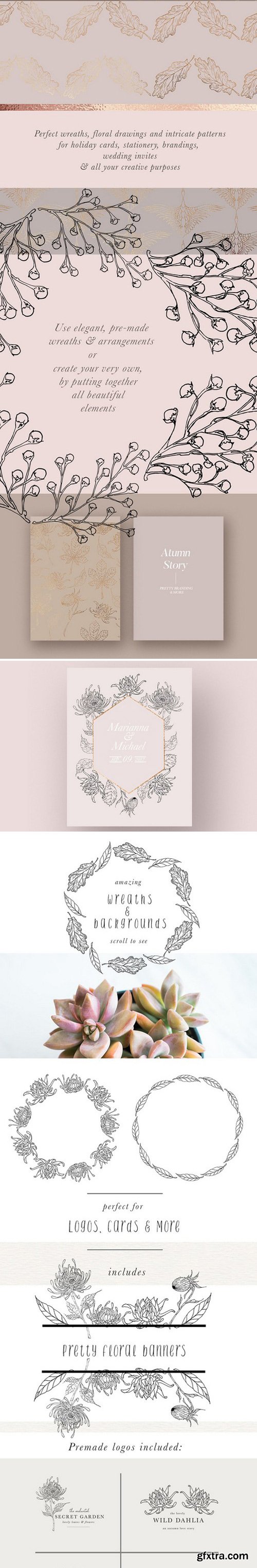 CM - Autumn Patterns &amp; Illustrations 1833220