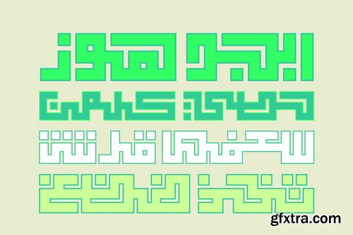 Kufigraph Font Family