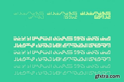 Kufigraph Font Family