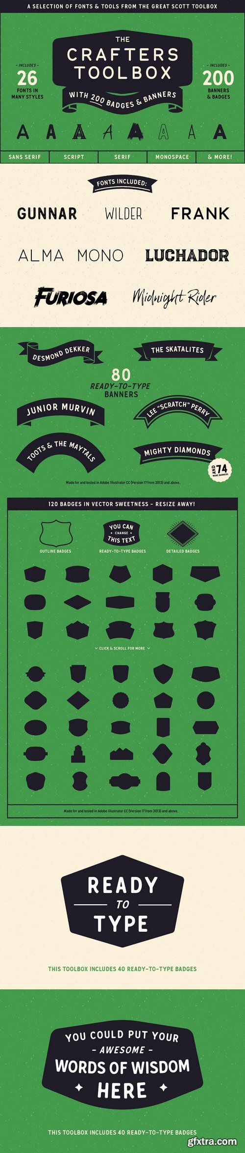 CM - The Crafters Toolbox (Font bundle) 1456152