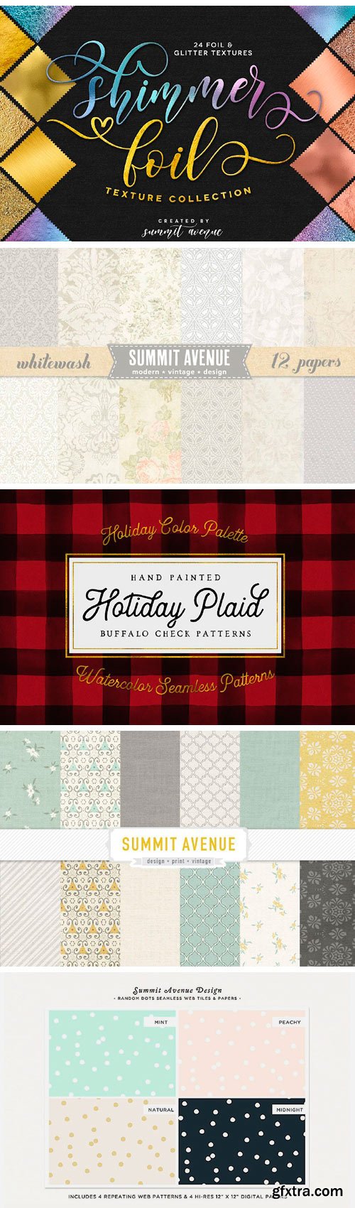 CM - Black Friday Texture Pattern Bundle 2084148