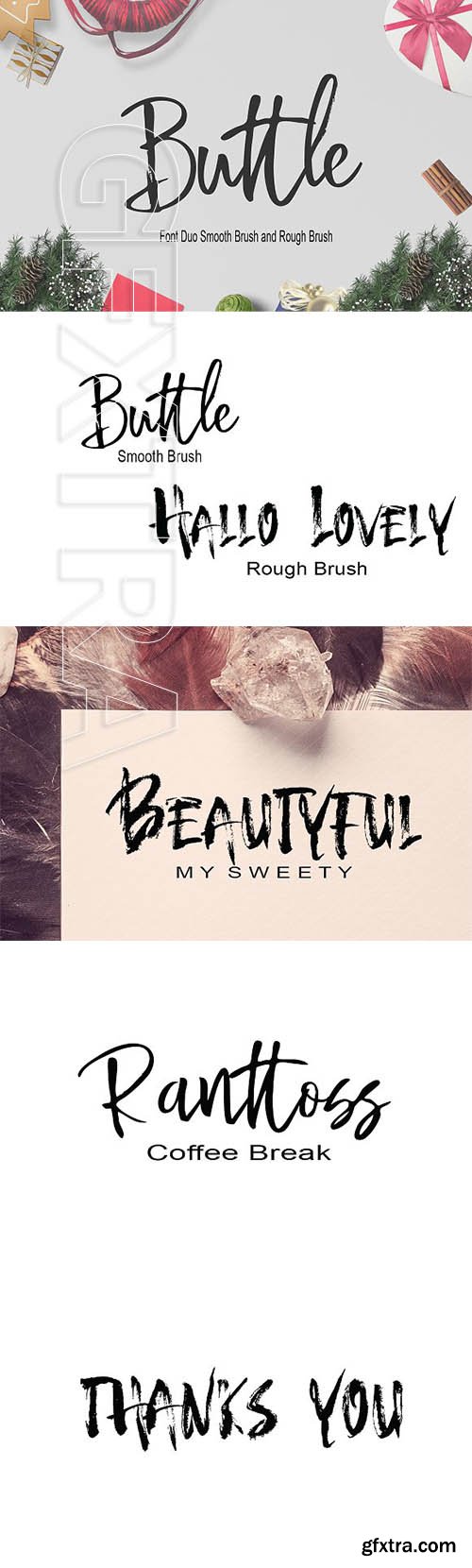 CreativeMarket - Buttle Font Duo 2082939