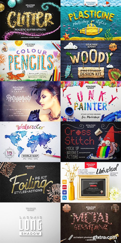 16 in 1 Photoshop Add-ons Bundle