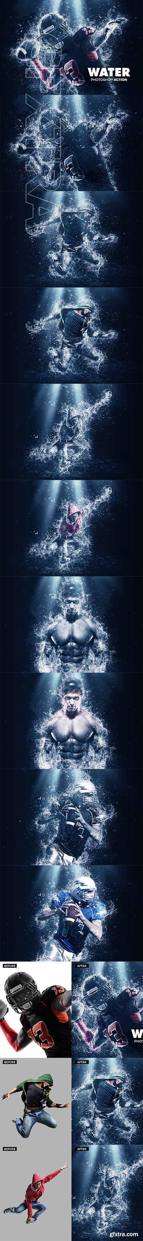 CreativeMarket - Water Photoshop Action 2083726