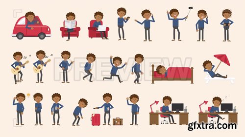 MA - Black Male Character Pack MA - Black Male Character Pack