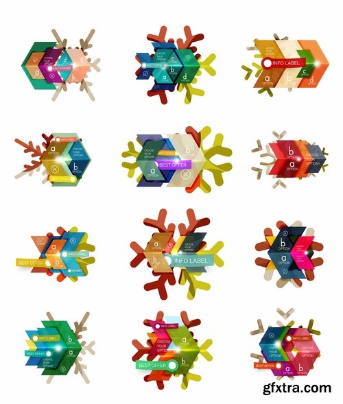 New Year label Christmas sticker discount sale EPS 25