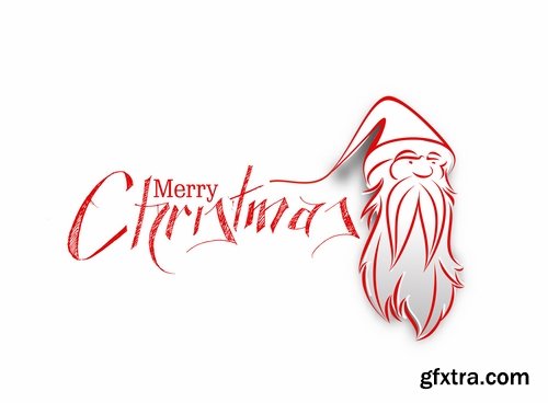 New Year label Christmas sticker discount sale EPS 25