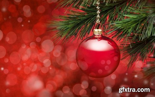 New Year illustration Christmas decoration gift holiday tree toy logo 25 HQ Jpeg