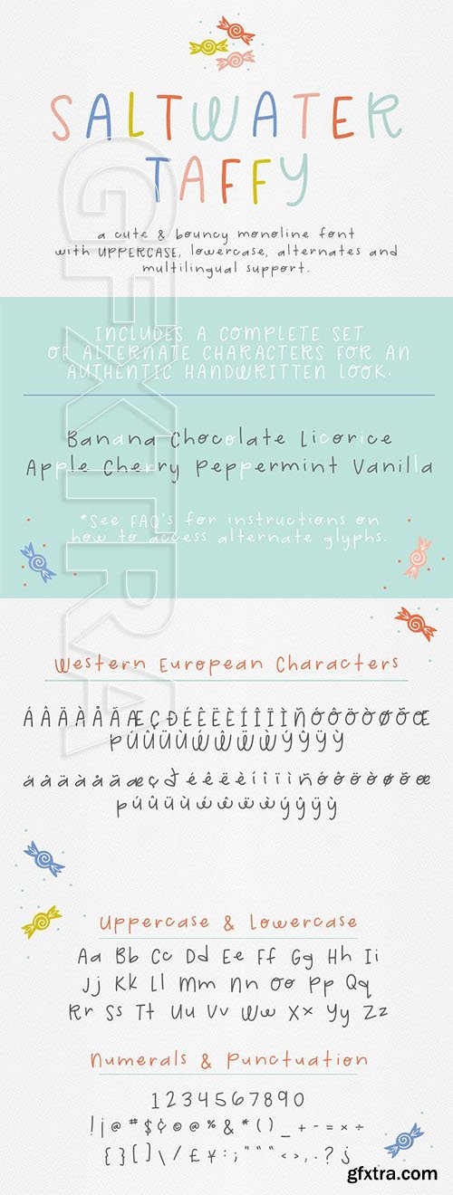 CreativeMarket - Saltwater Taffy Font 2094911