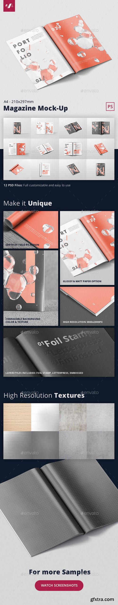 GR - Magazine Mockup - A4 210x297 mm 18322298 GR - Magazine Mockup - A4 210x297 mm 18322298