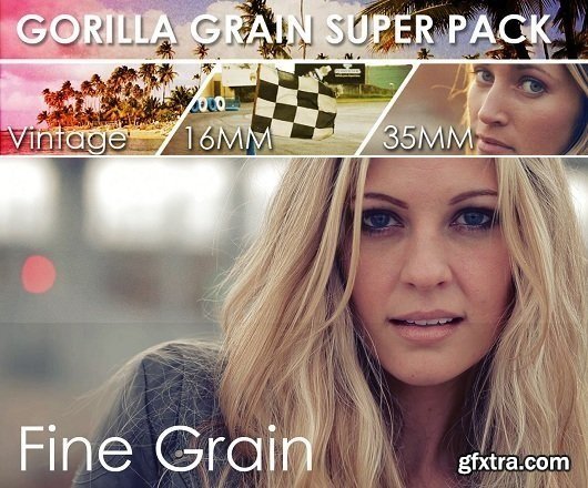 Gorilla Grain Collection (16mm, 35mm & Vintage) for Final Cut Pro X (macOS)