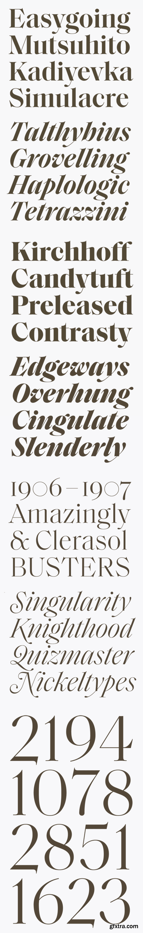 Saol Display Font Family