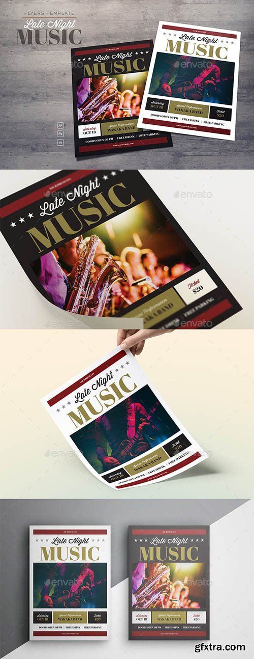 GR - Late Night Music Flyers 21050537 GR - Late Night Music Flyers 21050537