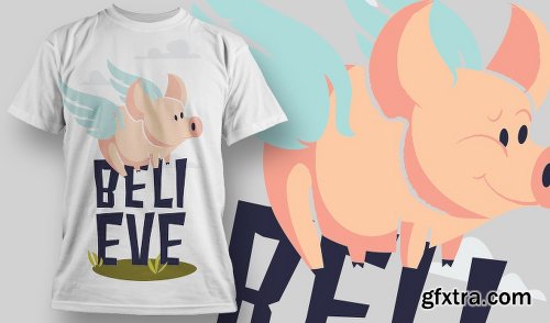 Fashionable Print Ready T-Shirt Designs