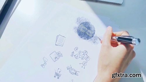 Videohive Hand Is Drawing Logo Mockup Volume 2 | Corporate 17363166