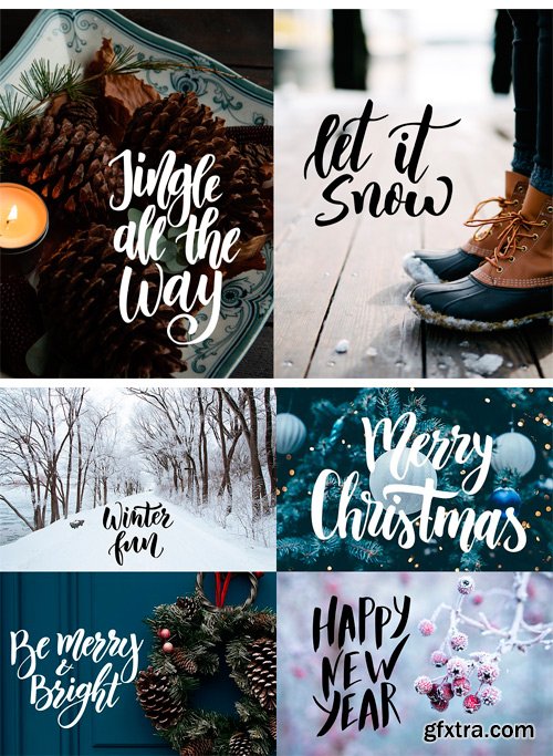 CM - Christmas Lettering Kit-Overlays 2053326