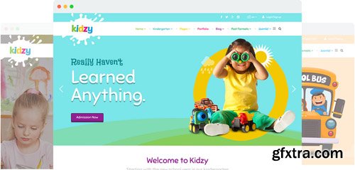 JoomShaper - Kidzy v1.9 - Responsive Joomla Template for Kindergartens and Elementary Schools