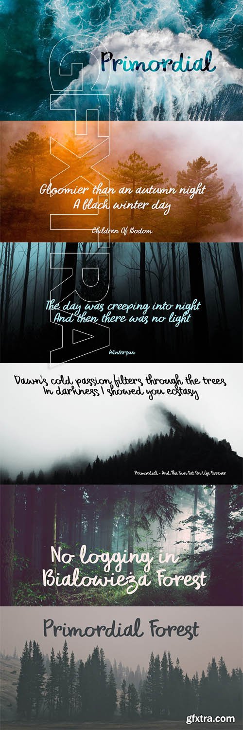 Primordial font family