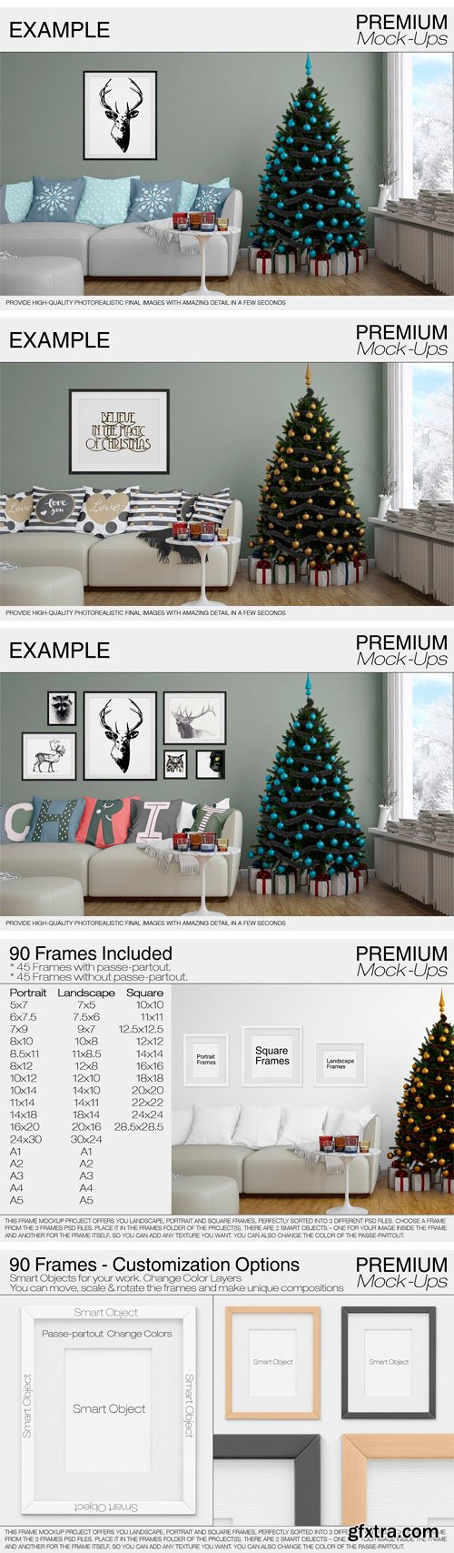 CM - Christmas Pillows & Frames Pack 2051404