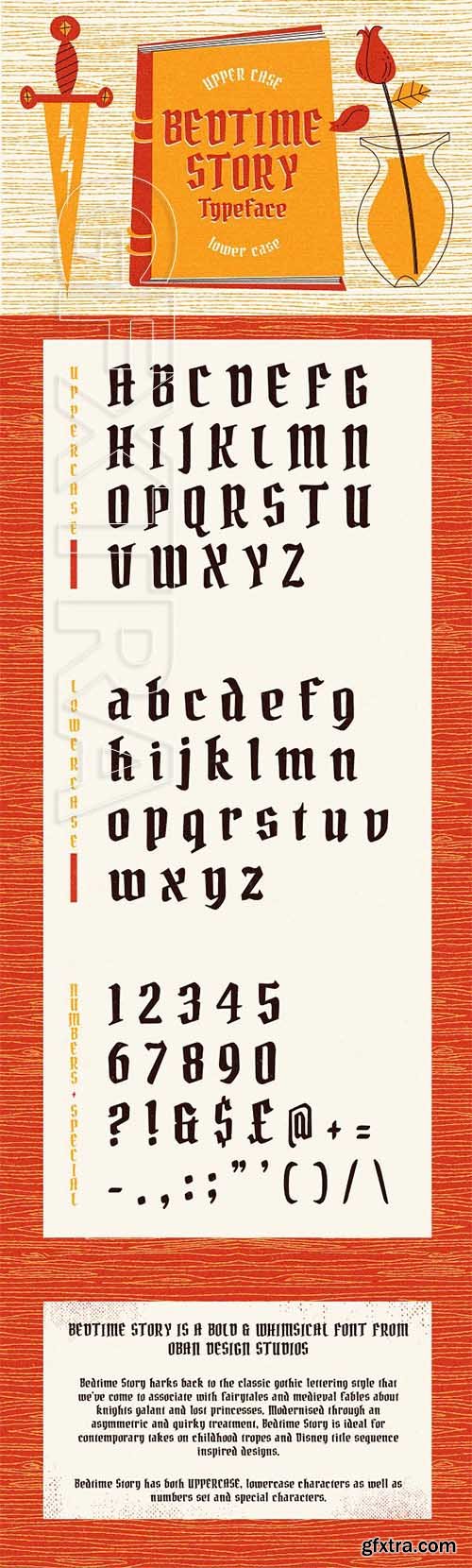 CreativeMarket - Bedtime Story Typeface 2096493