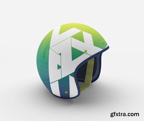 PSD Mock-Up - Open Face Motorcycle Helmet PSD Mock-Up - Open Face Motorcycle Helmet