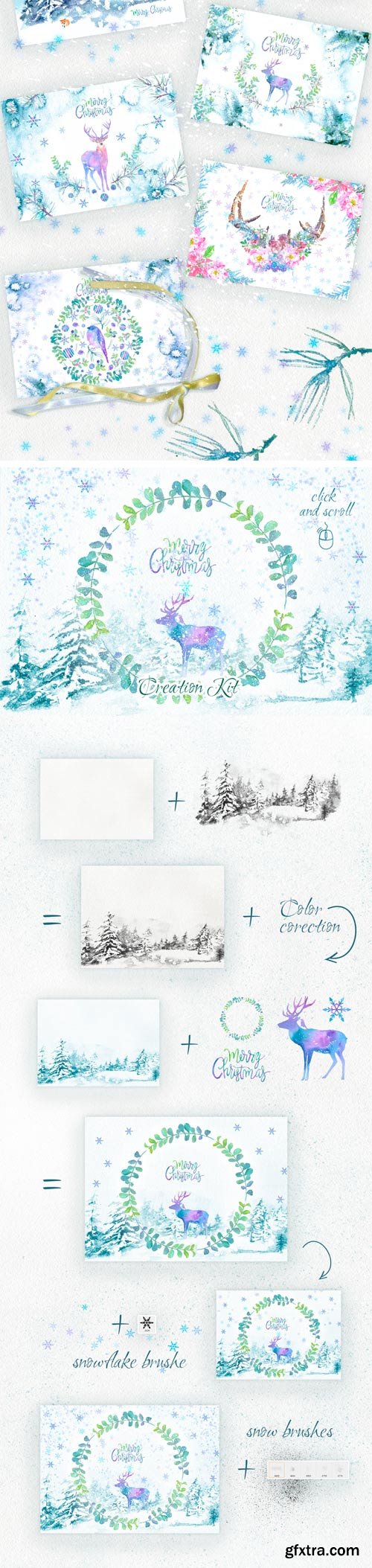 CM - Merry Christmas Graphic Set. +10 PSD 2039129