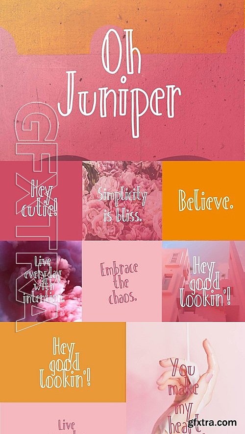 CM - Oh Juniper - A Happy Typeface 2089920