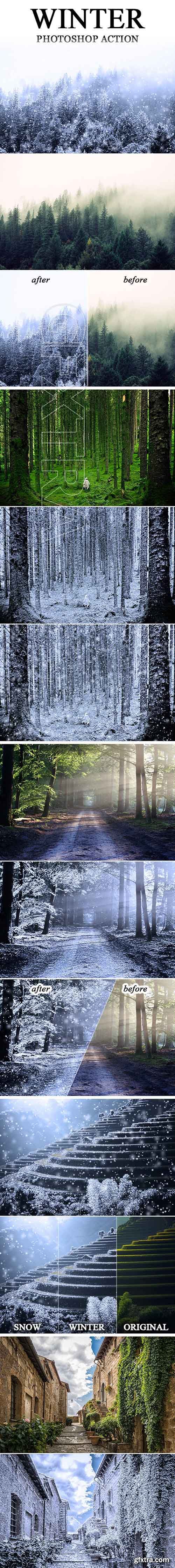 GraphicRiver - Winter Photoshop Action 21058593