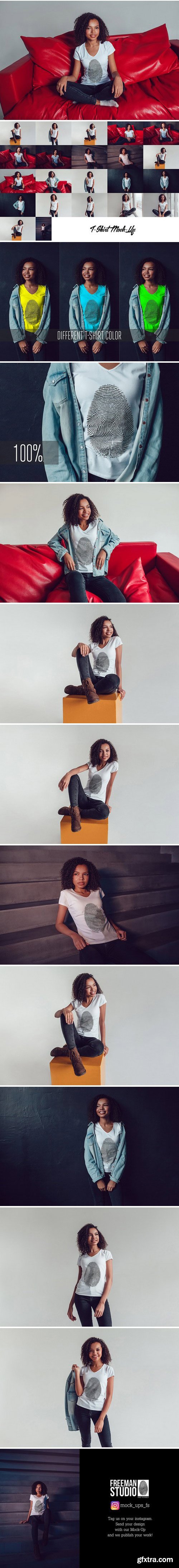 CM - T-Shirt Mock-Up Vol.20 2017 2055553