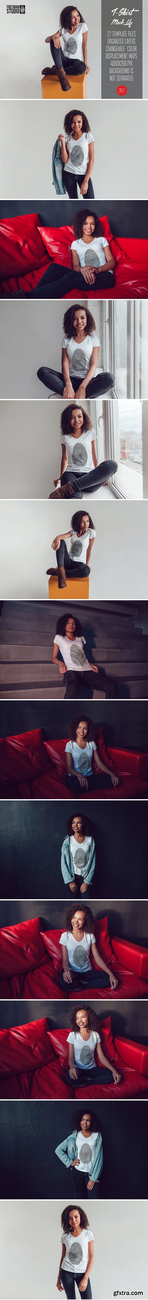 CM - T-Shirt Mock-Up Vol.20 2017 2055553