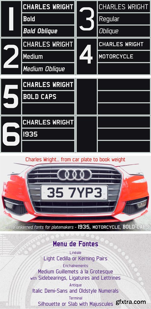 Charles Wright Font Family